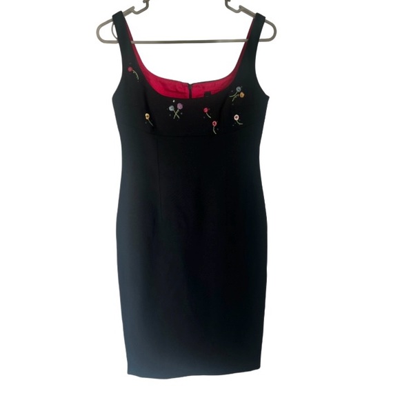 Laundry By Shelli Segal Dresses & Skirts - Vintage Laundry by Shelli Segal Black Sleeveless Dress Women's Size 2 USA 1995